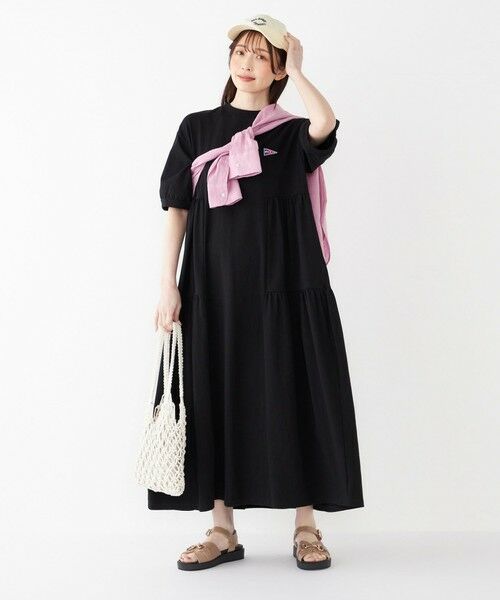 SHIPS / シップス ロング・マキシ丈ワンピース | 【SHIPS Colors別注】Allen A:〈手洗い可能〉USAコットン ティアード ワンピース◇ | 詳細22