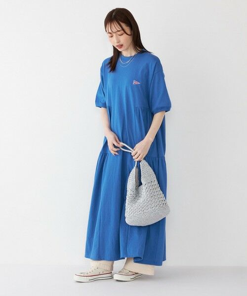 SHIPS / シップス ロング・マキシ丈ワンピース | 【SHIPS Colors別注】Allen A:〈手洗い可能〉USAコットン ティアード ワンピース◇ | 詳細27