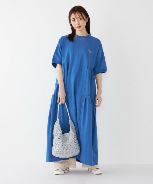 SHIPS / シップス ロング・マキシ丈ワンピース | 【SHIPS Colors別注】Allen A:〈手洗い可能〉USAコットン ティアード ワンピース◇ | 詳細28