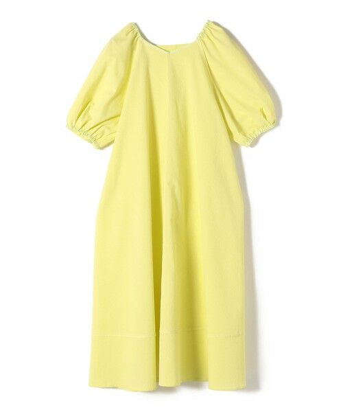 SHIPS / シップス ロング・マキシ丈ワンピース | SHIPS Colors:〈接触冷感・洗濯機可能〉サッカー ２WAY パフスリーブ ワンピース | 詳細3