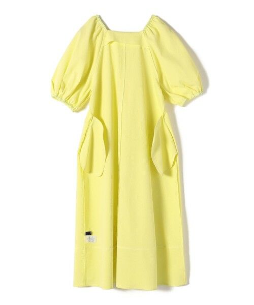 SHIPS / シップス ロング・マキシ丈ワンピース | SHIPS Colors:〈接触冷感・洗濯機可能〉サッカー ２WAY パフスリーブ ワンピース | 詳細5