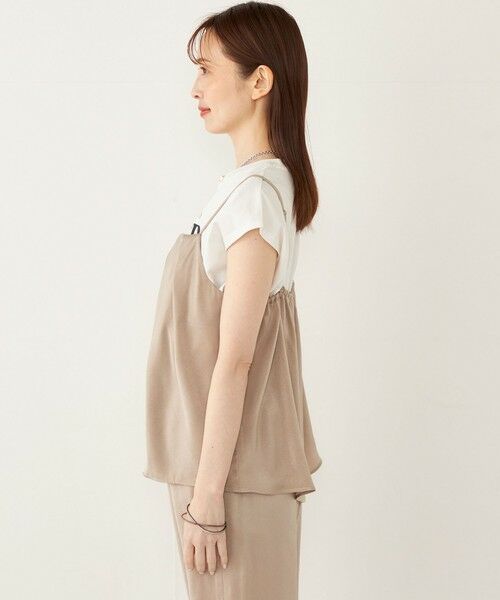 SHIPS / シップス サロペット・オールインワン | SHIPS Colors:〈手洗い可能〉フィブリル キャミ × パンツ セットアップ | 詳細18