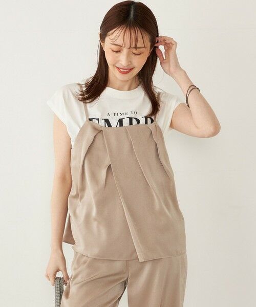 SHIPS / シップス サロペット・オールインワン | SHIPS Colors:〈手洗い可能〉フィブリル キャミ × パンツ セットアップ | 詳細28