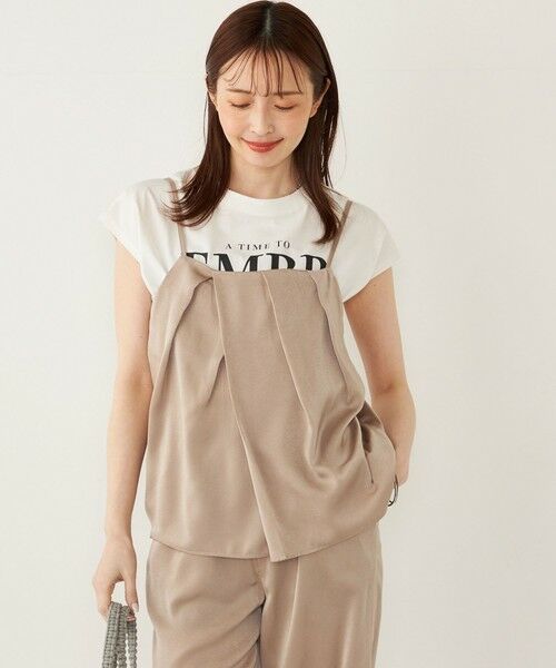 SHIPS / シップス サロペット・オールインワン | SHIPS Colors:〈手洗い可能〉フィブリル キャミ × パンツ セットアップ | 詳細29