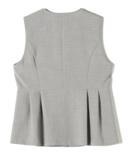 SHIPS / シップス ベスト | SHIPS Colors:〈洗濯機可能〉リネンライク ペプラム ベスト◇ | 詳細3