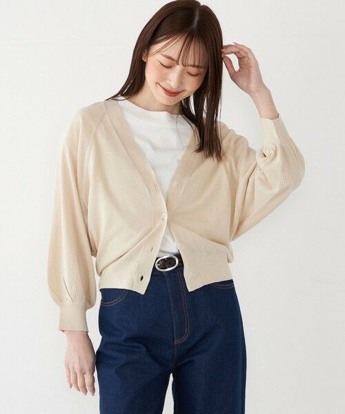 SHIPS / シップス カーディガン・ボレロ | SHIPS Colors:〈手洗い可能〉レーヨンナイロン ドルマン カーディガン | 詳細4
