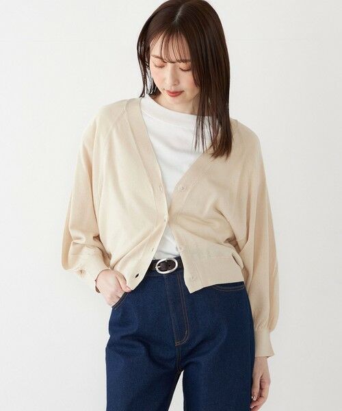 SHIPS / シップス カーディガン・ボレロ | SHIPS Colors:〈手洗い可能〉レーヨンナイロン ドルマン カーディガン | 詳細5