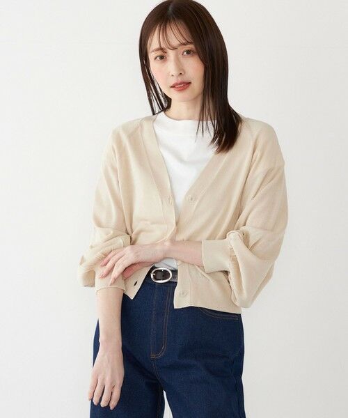 SHIPS / シップス カーディガン・ボレロ | SHIPS Colors:〈手洗い可能〉レーヨンナイロン ドルマン カーディガン | 詳細6