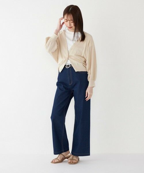 SHIPS / シップス カーディガン・ボレロ | SHIPS Colors:〈手洗い可能〉レーヨンナイロン ドルマン カーディガン | 詳細8