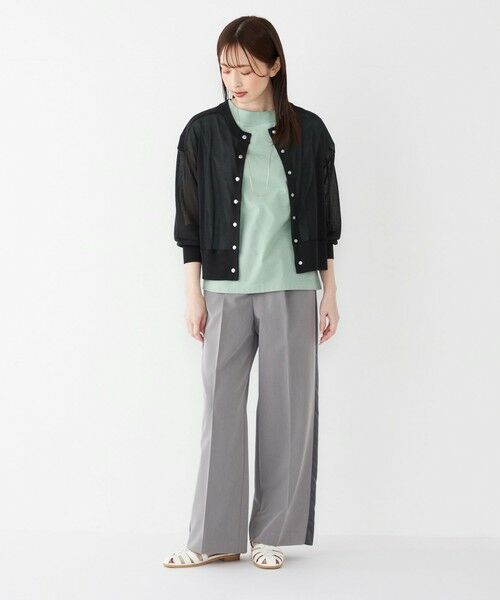 SHIPS / シップス カーディガン・ボレロ | SHIPS Colors:〈手洗い可能〉シアー ニット ブルゾン◇ | 詳細5