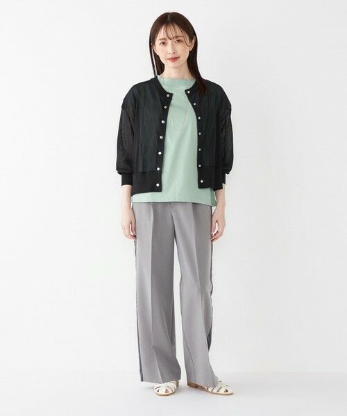 SHIPS / シップス カーディガン・ボレロ | SHIPS Colors:〈手洗い可能〉シアー ニット ブルゾン◇ | 詳細13