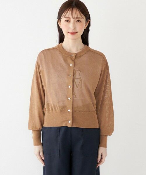 SHIPS / シップス カーディガン・ボレロ | SHIPS Colors:〈手洗い可能〉シアー ニット ブルゾン◇ | 詳細23