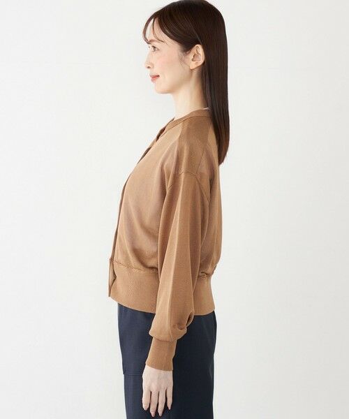 SHIPS / シップス カーディガン・ボレロ | SHIPS Colors:〈手洗い可能〉シアー ニット ブルゾン◇ | 詳細24