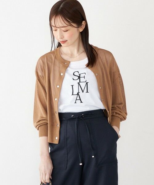 SHIPS / シップス カーディガン・ボレロ | SHIPS Colors:〈手洗い可能〉シアー ニット ブルゾン◇ | 詳細28