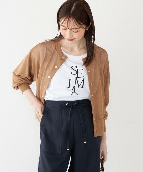 SHIPS / シップス カーディガン・ボレロ | SHIPS Colors:〈手洗い可能〉シアー ニット ブルゾン◇ | 詳細29