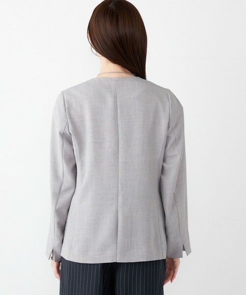 SHIPS / シップス ノーカラージャケット | SHIPS Colors:〈手洗い可能〉リネンライク 1B ジャケット | 詳細14