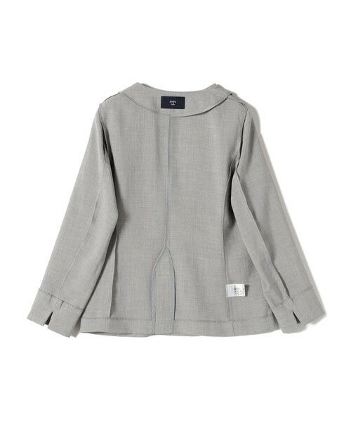 SHIPS / シップス ノーカラージャケット | SHIPS Colors:〈手洗い可能〉リネンライク 1B ジャケット | 詳細5