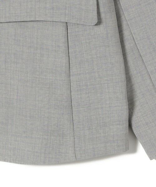 SHIPS / シップス ノーカラージャケット | SHIPS Colors:〈手洗い可能〉リネンライク 1B ジャケット | 詳細7