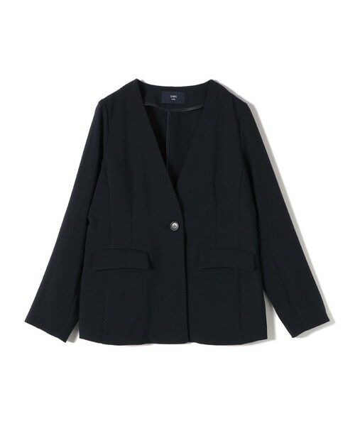 SHIPS / シップス ノーカラージャケット | SHIPS Colors:〈手洗い可能〉リネンライク 1B ジャケット | 詳細21
