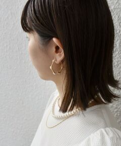 SHIPS / シップス ピアス・イヤリング | SHIPS Colors:淡水パール サークル ピアス