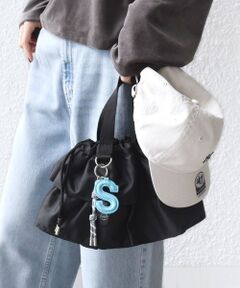 SHIPS / シップス ショルダーバッグ | 【WEB限定】チャーム 付き フリル 巾着 ショルダー