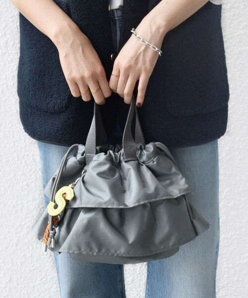 SHIPS / シップス ショルダーバッグ | 【WEB限定】チャーム 付き フリル 巾着 ショルダー | 詳細8