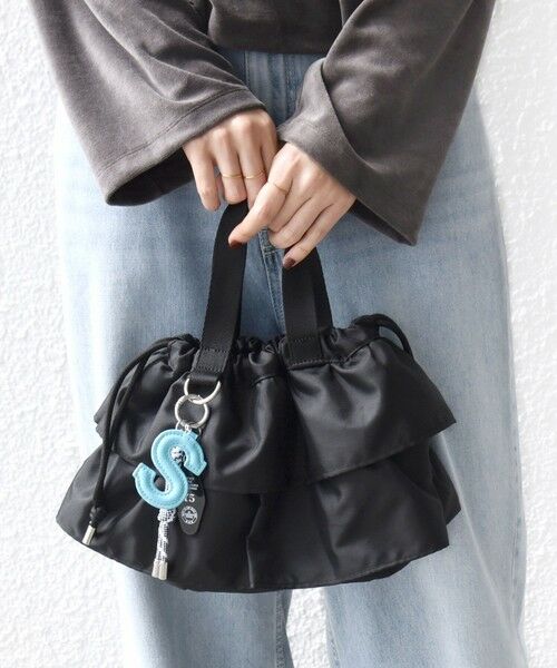 SHIPS / シップス ショルダーバッグ | 【WEB限定】チャーム 付き フリル 巾着 ショルダー | 詳細24