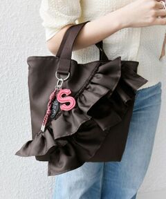 SHIPS / シップス トートバッグ | 【WEB限定】チャーム 付き フリル トート