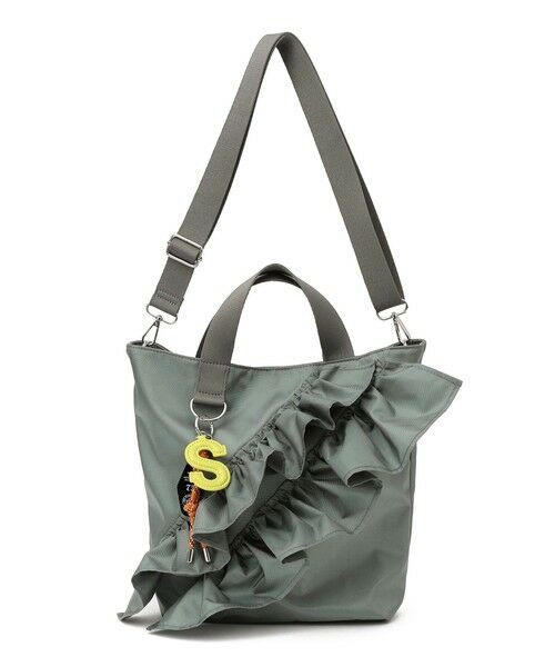 SHIPS / シップス トートバッグ | 【WEB限定】チャーム 付き フリル トート | 詳細18