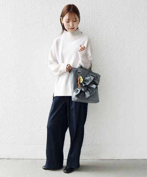 SHIPS / シップス トートバッグ | 【WEB限定】チャーム 付き フリル トート | 詳細6