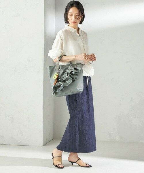 SHIPS / シップス トートバッグ | 【WEB限定】チャーム 付き フリル トート | 詳細9