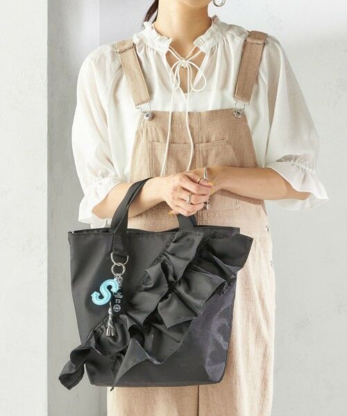 SHIPS / シップス トートバッグ | 【WEB限定】チャーム 付き フリル トート | 詳細20