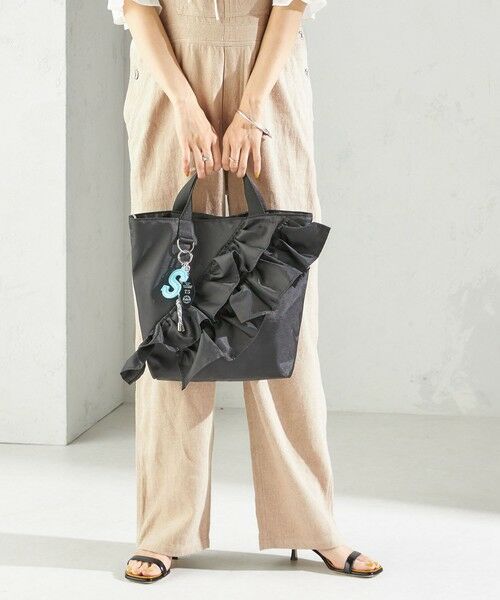 SHIPS / シップス トートバッグ | 【WEB限定】チャーム 付き フリル トート | 詳細21