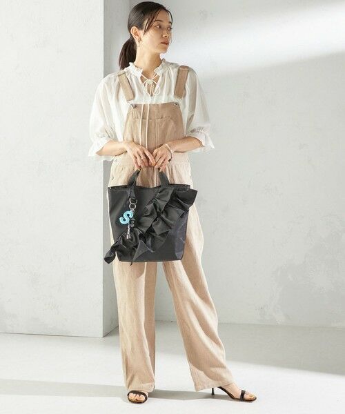 SHIPS / シップス トートバッグ | 【WEB限定】チャーム 付き フリル トート | 詳細23