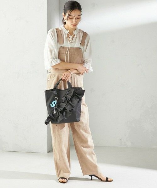 SHIPS / シップス トートバッグ | 【WEB限定】チャーム 付き フリル トート | 詳細24