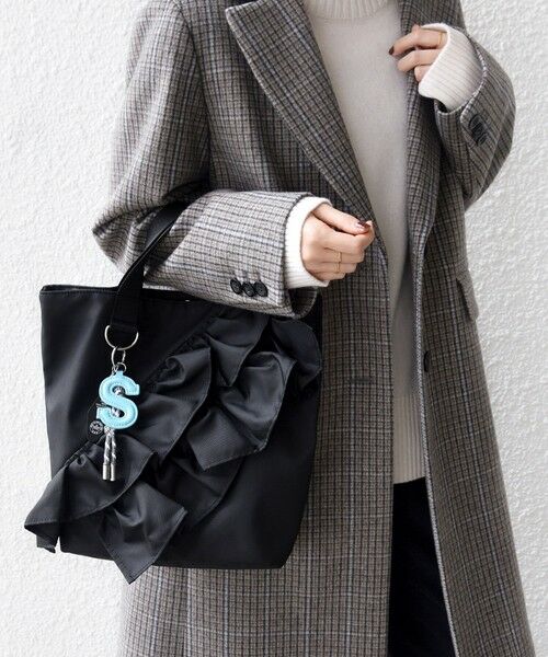 SHIPS / シップス トートバッグ | 【WEB限定】チャーム 付き フリル トート | 詳細27