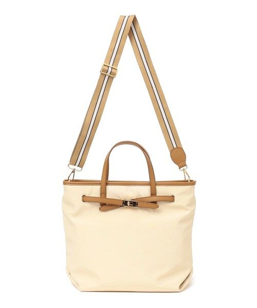 SHIPS / シップス トートバッグ | 《一部追加予約》【WEB限定】ライン テープ ショルダー付き A4 トート | 詳細16