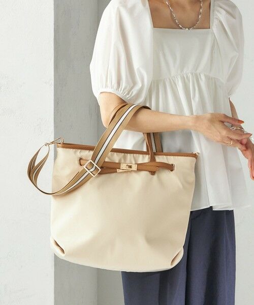 SHIPS / シップス トートバッグ | 《一部追加予約》【WEB限定】ライン テープ ショルダー付き A4 トート | 詳細6