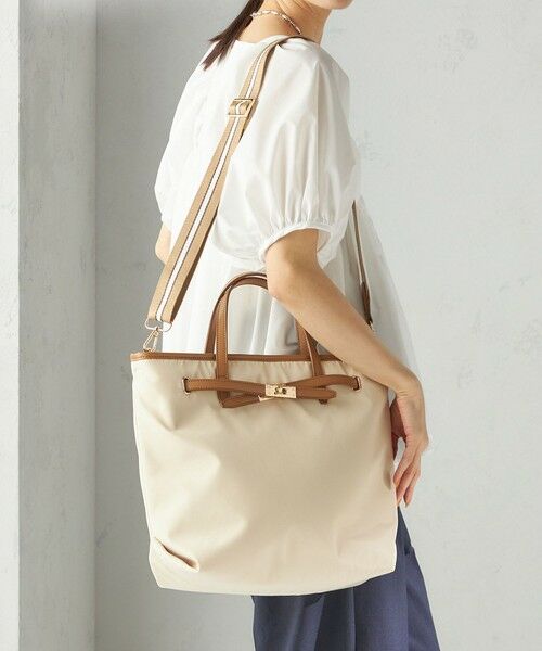 SHIPS / シップス トートバッグ | 《一部追加予約》【WEB限定】ライン テープ ショルダー付き A4 トート | 詳細7