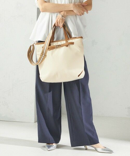 SHIPS / シップス トートバッグ | 《一部追加予約》【WEB限定】ライン テープ ショルダー付き A4 トート | 詳細9