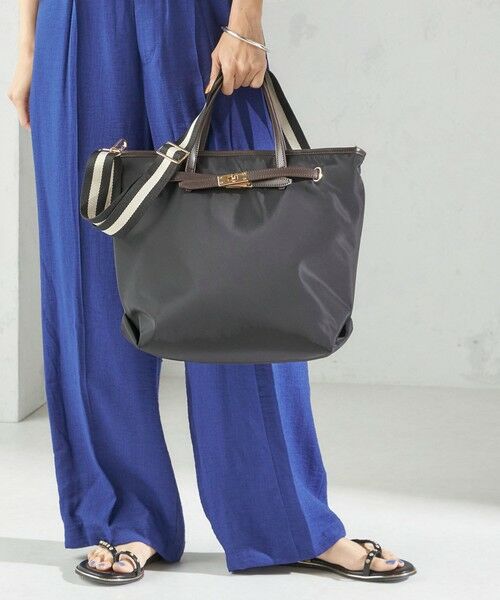 SHIPS / シップス トートバッグ | 《一部追加予約》【WEB限定】ライン テープ ショルダー付き A4 トート | 詳細23