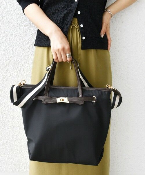 SHIPS / シップス トートバッグ | 《一部追加予約》【WEB限定】ライン テープ ショルダー付き A4 トート | 詳細27