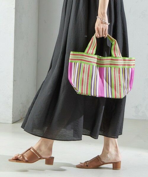 SHIPS / シップス トートバッグ | 《予約》Arawali:ストライプ ミニ トート バッグ | 詳細3