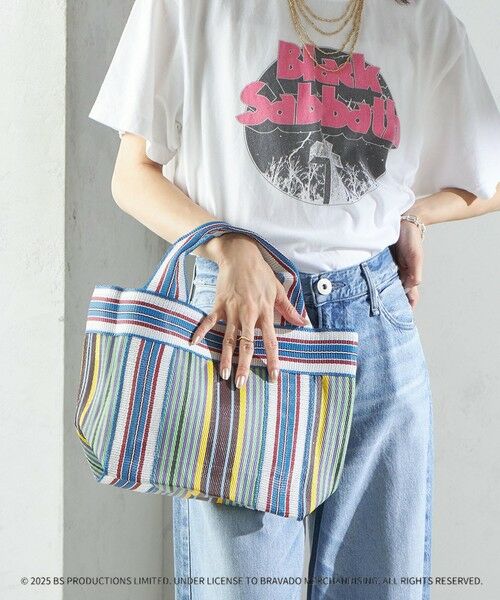 SHIPS / シップス トートバッグ | 《予約》Arawali:ストライプ ミニ トート バッグ | 詳細6