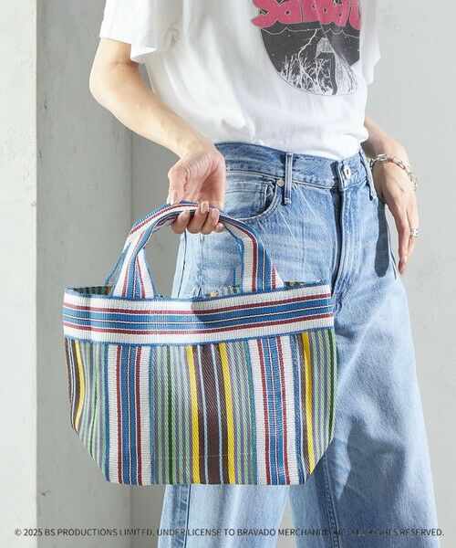 SHIPS / シップス トートバッグ | 《予約》Arawali:ストライプ ミニ トート バッグ | 詳細7