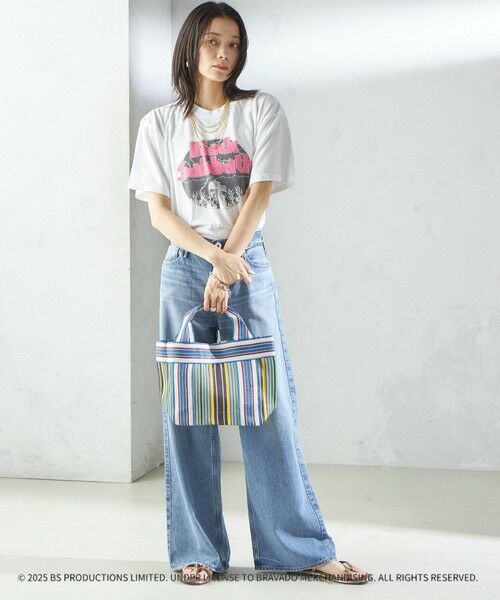 SHIPS / シップス トートバッグ | 《予約》Arawali:ストライプ ミニ トート バッグ | 詳細8