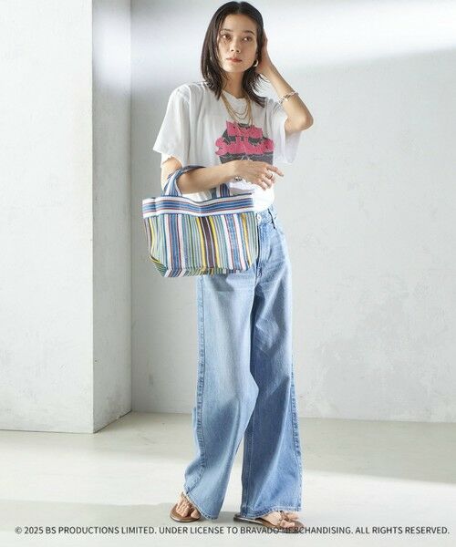 SHIPS / シップス トートバッグ | 《予約》Arawali:ストライプ ミニ トート バッグ | 詳細9