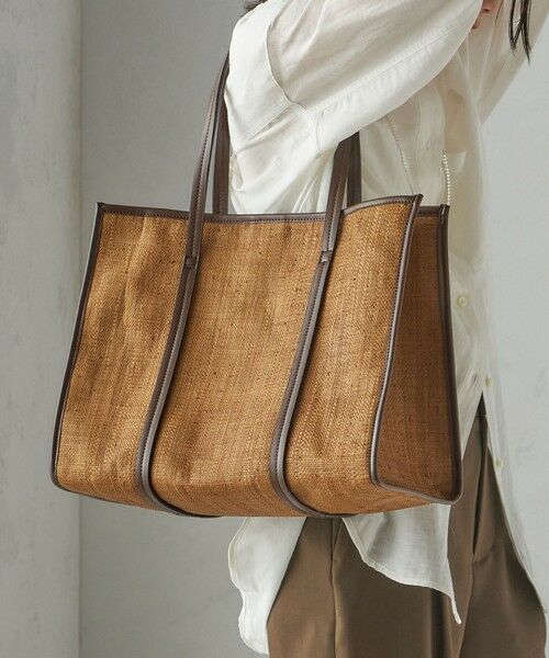 SHIPS / シップス トートバッグ | 小泉里子コラボ:ラフィア トート バッグ | 詳細3
