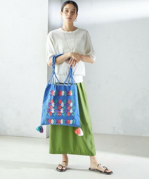 SHIPS / シップス トートバッグ | RAMESHWARI: ドビー ハンモック バッグ | 詳細5