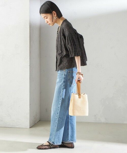 SHIPS / シップス シャツ・ブラウス | 〈手洗い可能〉コットン ドビー 袖 ボリューム ブラウス | 詳細3